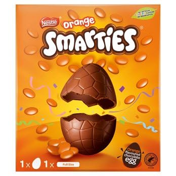 Smarties Orange Easter Egg/Schokoladen Osterei, 188g von Smarties