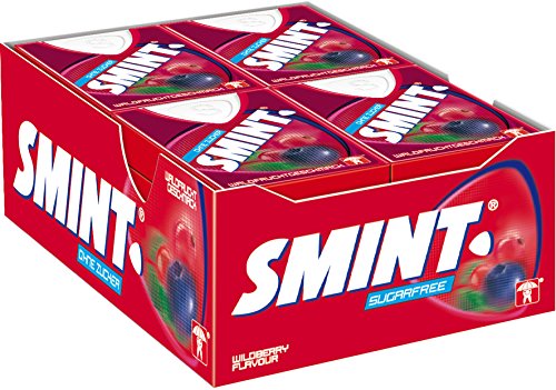 SMINT Wildberry | 12 Dispenser mit Waldfrucht-Pastillen | Zuckerfreie Zahnpflege von Smint