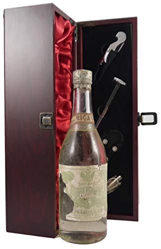 Smirnoff Vodka Stolovaya Genuine Riga Recipe 1950's (1/2 bottle) in einer mit Seide ausgestatetten Geschenkbox, da zu 4 Weinaccessoires, 1 x 375ml von Smirnoff