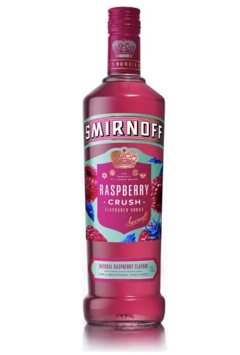 Smirnoff Raspberry Crush | Wodka mit Fruchtgeschmack | erfrischend-volles Aroma | ideal für Cocktails und Longdrinks | meisterhaft destilliert auf englischem Boden | 25% vol. | 700ml Flasche von Smirnoff