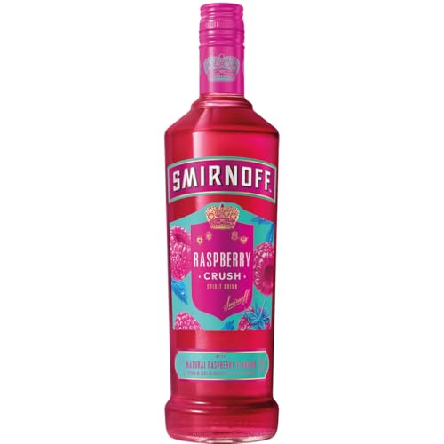 Smirnoff Raspberry Crush | Wodka mit Fruchtgeschmack | erfrischend-volles Aroma | ideal für Cocktails und Longdrinks | meisterhaft destilliert auf englischem Boden | 25% vol. | 700ml Flasche von Smirnoff