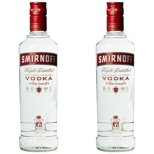 Smirnoff Red Label Vodka (1 x 0.5 l) (Packung mit 2) von Smirnoff