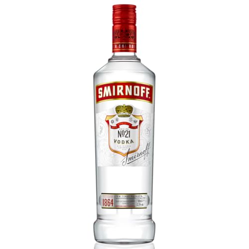 Smirnoff Red Label No.21 Vodka | Premium - Wodka | amerikanischer | handgefertigt in den USA | 37,5% vol | 700ml Einzelflasche | von Smirnoff