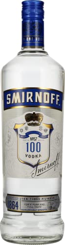 Smirnoff Triple Distilled 100 PROOF Vodka Blue Label 50% Vol. 1l von Smirnoff