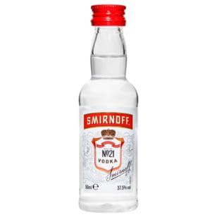Smirnoff Vodka Miniatures 5 cl (Pack of 12) von Smirnoff