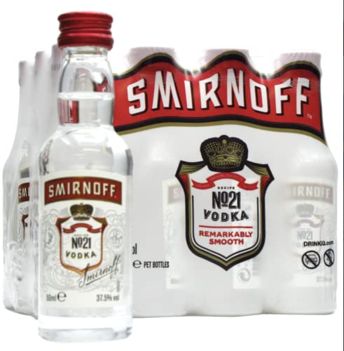 Smirnoff Vodka Miniatures 5 cl (Pack of 12) von Smirnoff