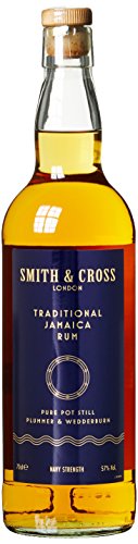 Smith & Cross Rum I Overproof Rum mit klassischer Jamaica Note I Ideal für Tiki Trend I 700 ml I 57% Vol. von Smith & Cross