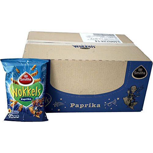 Smiths Chips 'Wokkels Paprika' 24 x 30g von Smiths