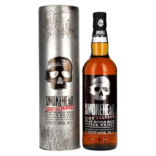 Smokehead HIGH VOLTAGE Islay Single Malt Scotch Whisky in Tinbox 58,00% 0,70 lt. von Smokehead