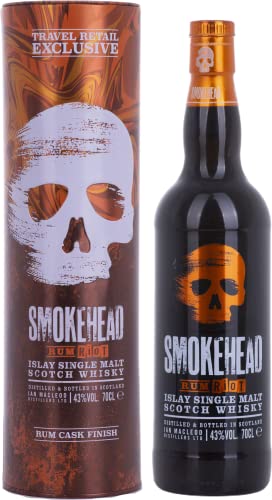 Smokehead RUM RIOT Islay Single Malt Scotch Whisky (1 x 0.7 l) von Smokehead