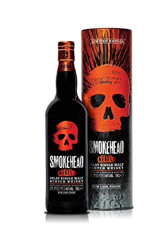 Smokehead RUM REBEL Islay Single Malt Scotch Whisky 46% Volume 0,7l in Tinbox Whisky von Smokehead