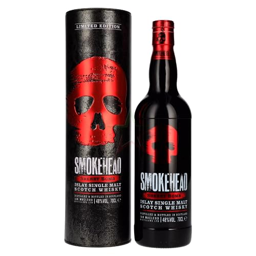 Smokehead SHERRY BOMB Islay Single Malt Scotch Whisky in Tinbox 48,00% 0,70 Liter von Smokehead