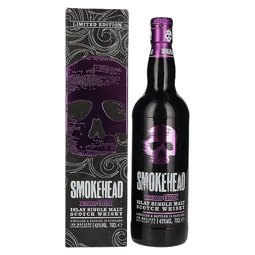 Smokehead TWISTED STOUT Islay Single Malt 43% Vol. 0,7l in Geschenkbox von Smokehead