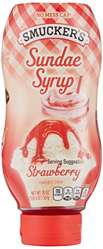 Smucker's - Erdbeersirup für Eis und Milchshakes - 567 g Flasche von Smucker's