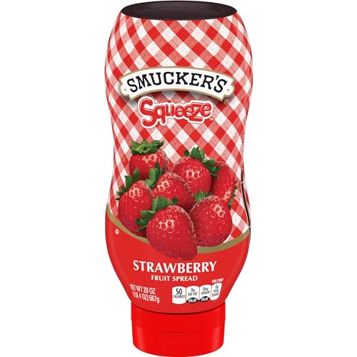 Smucker's - Squeeze Erdbeermarmelade - Erdbeeren Fruchtaufstrich - 567 g Flasche Smucker's - Squeeze Erdbeermarmelade - Erdbeeren Fruchtaufstrich - 567 g Flasche von Smucker's