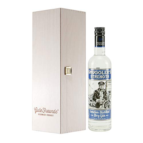 Smugglers Strength London Dry Gin mit Geschenk-Holzkiste Smugglers Strength London Dry Gin mit Geschenk-Holzkiste von Smuggler's Strength