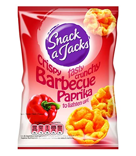 Snack a jacks snack a jack barbecue paprika 30 gr | 8x | Gesamtgewicht 240 gr von Snack a Jacks