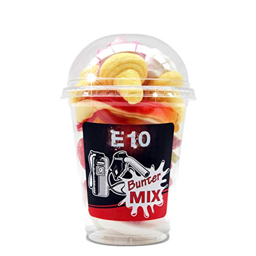 Snack Service Bunter MIX E10! Becher Bunte Fruchtgummi Mischung 170g von Snack Service