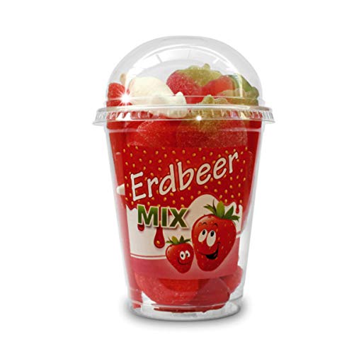 Snack Service Erdbeer MIX Becher Frucht und Schaumgummimischung 200g von Snack Service