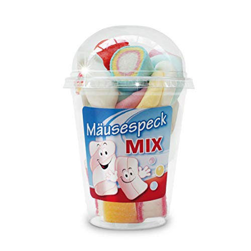 Snack Service Mäusespeck MIX Becher leckere Schaumzucker Mischung 120g von Snack Service