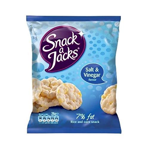 24 x Snack A Jacks Mini Salz & Einigar 26 g | 24 Stück von Snack a Jack