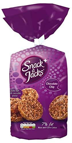 Snack-A-Buchsen Chocolate Chip 180G von Snack a Jacks