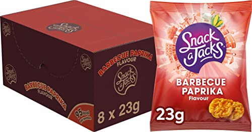 Snack a Jacks | Barbecue Paprika | 8 x 23 gram von Snack a Jacks