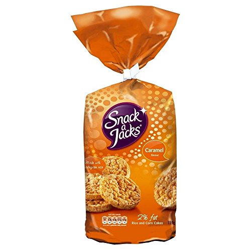 Snack-a-Jacks Jumbo Caramel (159g) - Packung mit 2 von Snack a Jacks