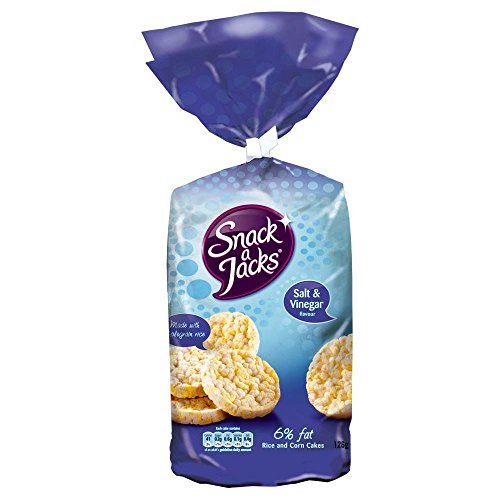 Snack-a-Jacks Jumbo Salt & Vinegar (126g) - Packung mit 2 von Snack a Jacks