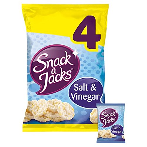 Snack a Jacks Salt & Vinegar 4 x 22g von Snack a Jacks