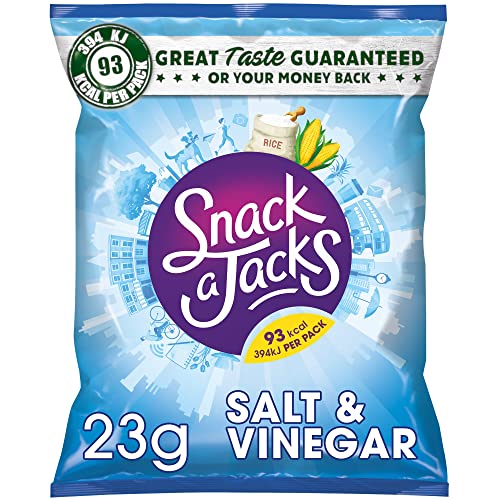 Snack a Jacks Snack A Jack Salz & Essig 24x23g von Snack a Jacks