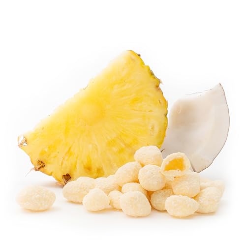 Ananas in weißer Schokolade ummantelt mit Kokosnuss | Pina Colada | 250 g von Snackberries