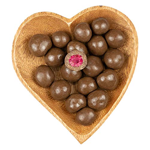 Gefriergetrocknete Himbeeren in Vollmilchschokolade 500 g von Snackberries
