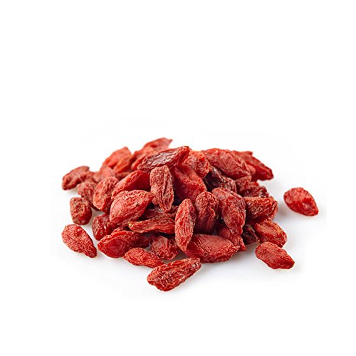 Goji Beeren Naturell, ungeschwefelt, ungezuckert, Premium Qualität, 500 g von Snackberries