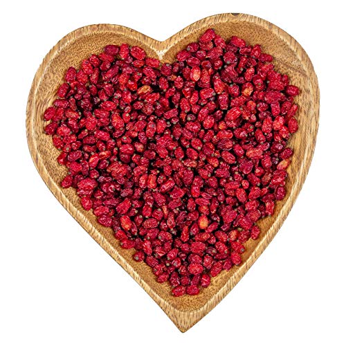 Snackberries Berberitzen Naturell | Premium Qualität | Neue Ernte | Unbehandelt | knallrot | 1 kg von Snackberries