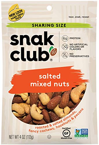 Snak Club Gesalzene gemischte Nüsse, 118 ml, 6 Stück Snak Club Gesalzene gemischte Nüsse, 118 ml, 6 Stück von Snak Club