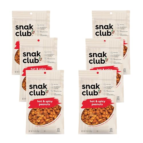 Snak Club Hot & Spicy Peanuts, 213 ml, 6 Stück Snak Club Hot & Spicy Peanuts, 213 ml, 6 Stück von Snak Club