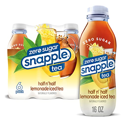 Diet Snapple Half 'n Half, 473 ml, recycelte Kunststoffflasche, 473 ml, 24 Stück von Snapple