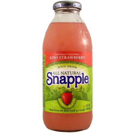 Snapple, Kiwi-Erdbeere – 450 ml, 24 Flaschen von Snapple