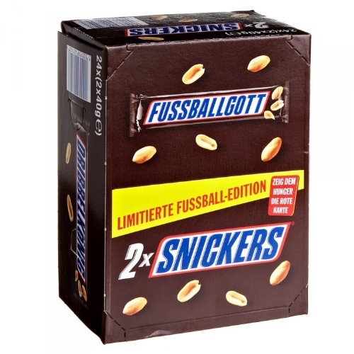 Snickers 2 Pack Schokoriegel 24x40g von Snickers