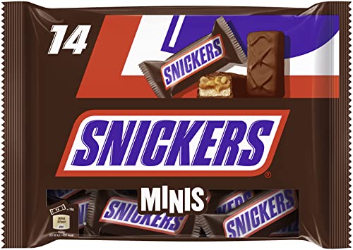 Snickers Minis | Schokoriegel mit Erdnuss und Karamell | 1 Packung 275g von Snickers