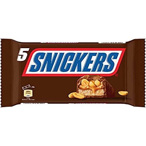 Snickers Schokoriegel | Erdnüsse, Karamell | 5 Riegel in einer Packung (5 x 50 g) von Snickers