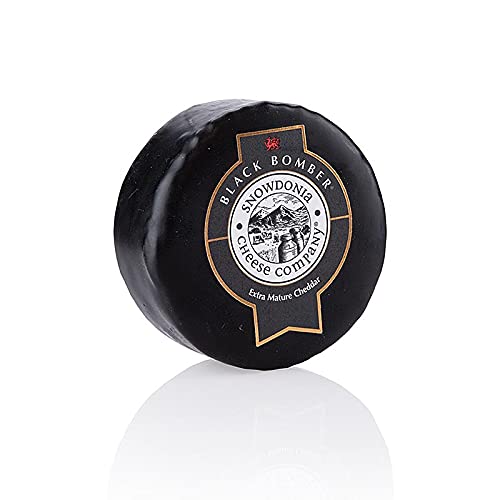 Snowdonia - Little Black Bomber, gereifter Cheddar Käse, schwarzer Wachs, 200 g Snowdonia - Little Black Bomber, gereifter Cheddar Käse, schwarzer Wachs, 200 g von Snowdonia