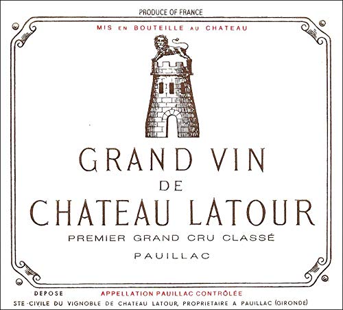 CHÂTEAU LATOUR 1990, Pauillac - 1er Cru Classé - (Beschädigtes Etikett) von SoDivin