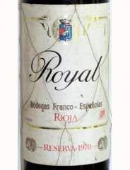 FRANCO ESPANOLAS Reserva 1970, Rioja FRANCO ESPANOLAS Reserva 1970, Rioja von SoDivin