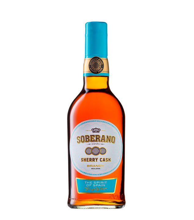 Soberano Sherry Cask Brandy Solera (36 % Vol., 0,7 Liter) von González Byass