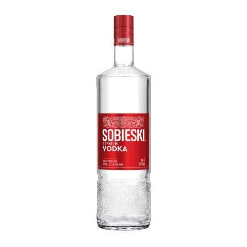 Schwarze & Schlichte Sobieski Vodka, 6er Pack (6 x 700ml) von Sobieski