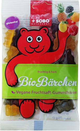 Bio-Bärchen mit Gummi arabicum ab MHD 30.01.24 1 x 75 gr Bio-Bärchen mit Gummi arabicum ab MHD 30.01.24 1 x 75 gr von Sobo