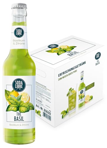 Soda Libre | The Basil | Alkoholfreies Erfrischungsgetränk | Basilikum und Zitrone | 6% Fruchtgehalt | Perfekt als Filler mit Gin | 12 x 330ML Soda Libre | The Basil | Alkoholfreies Erfrischungsgetränk | Basilikum und Zitrone | 6% Fruchtgehalt | Perfekt als Filler mit Gin | 12 x 330ML von Soda Libre