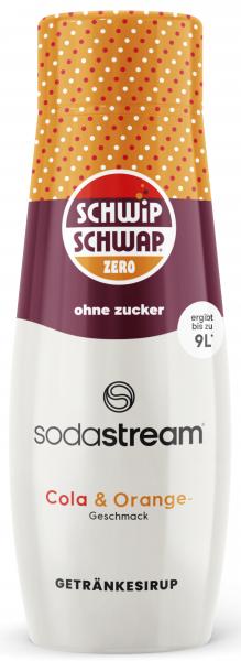 Soda Stream Getränkesirup SchwipSchwap Zero Cola & Orange ohne Zucker von Soda Stream